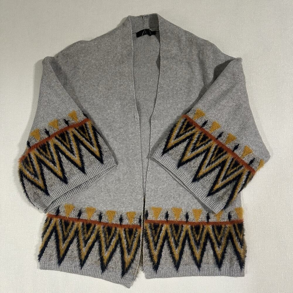 Janice Apparel Cardigan Sweater Western Cowgirl Open‎ Boxy Short Sleeve